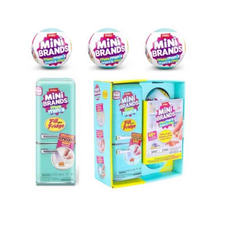 Ornament Ball Set - ZURU Oryginalny Zestaw Mini Lodówka do