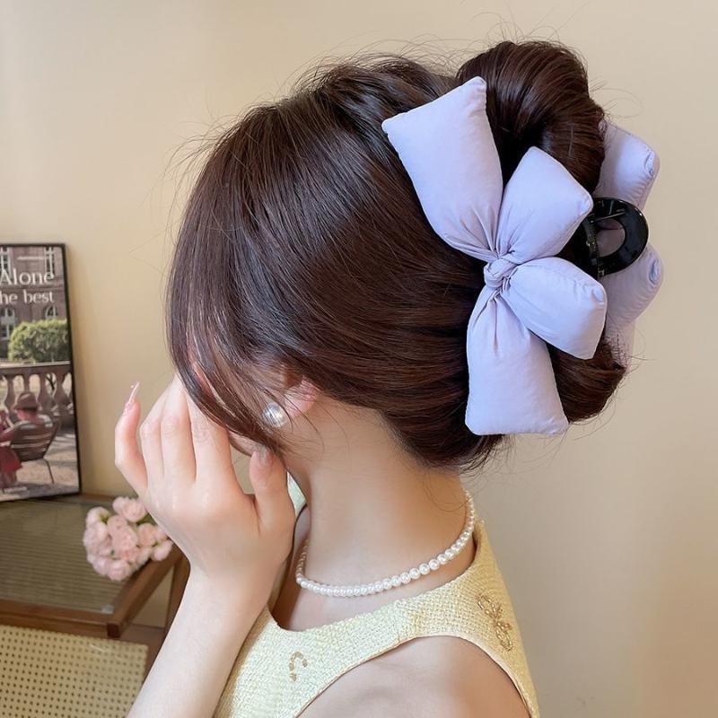 Ribbon Bow Gift - Damska spinka do włosów 3D z