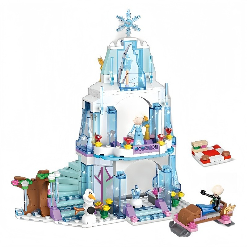 Lego Set Technic - Zestaw Klocków Elsa Zamek Lodowy, Klocki