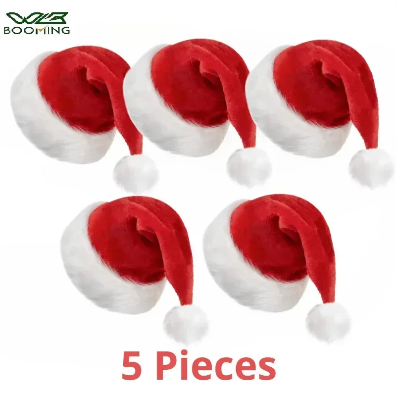 5/1PCS Świąteczna czapka Plusz – Santa Hat Plush recenzja i cena