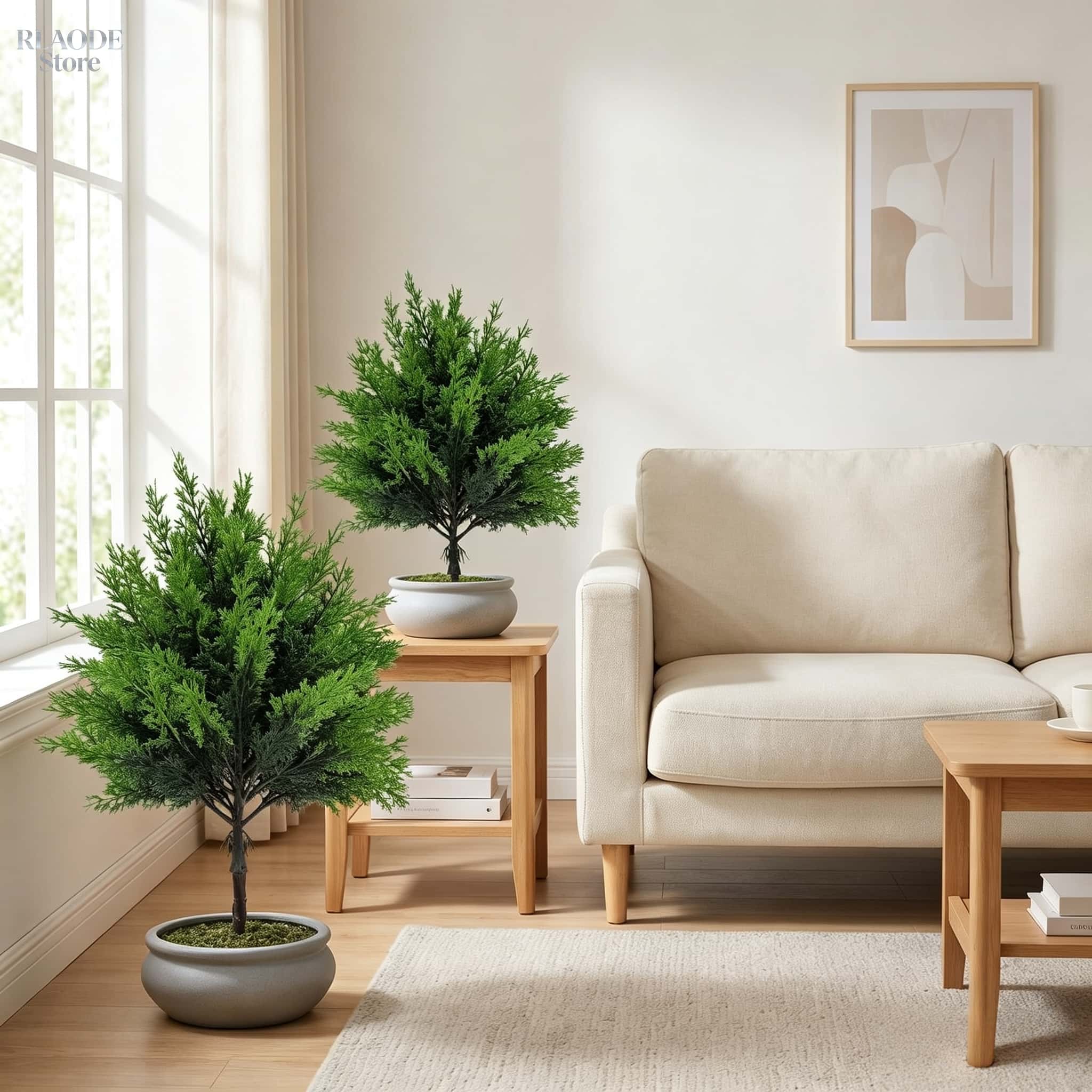 2 szt. Sztuczne rośliny zielon – Christmas Tree Artificial recenzja i cena