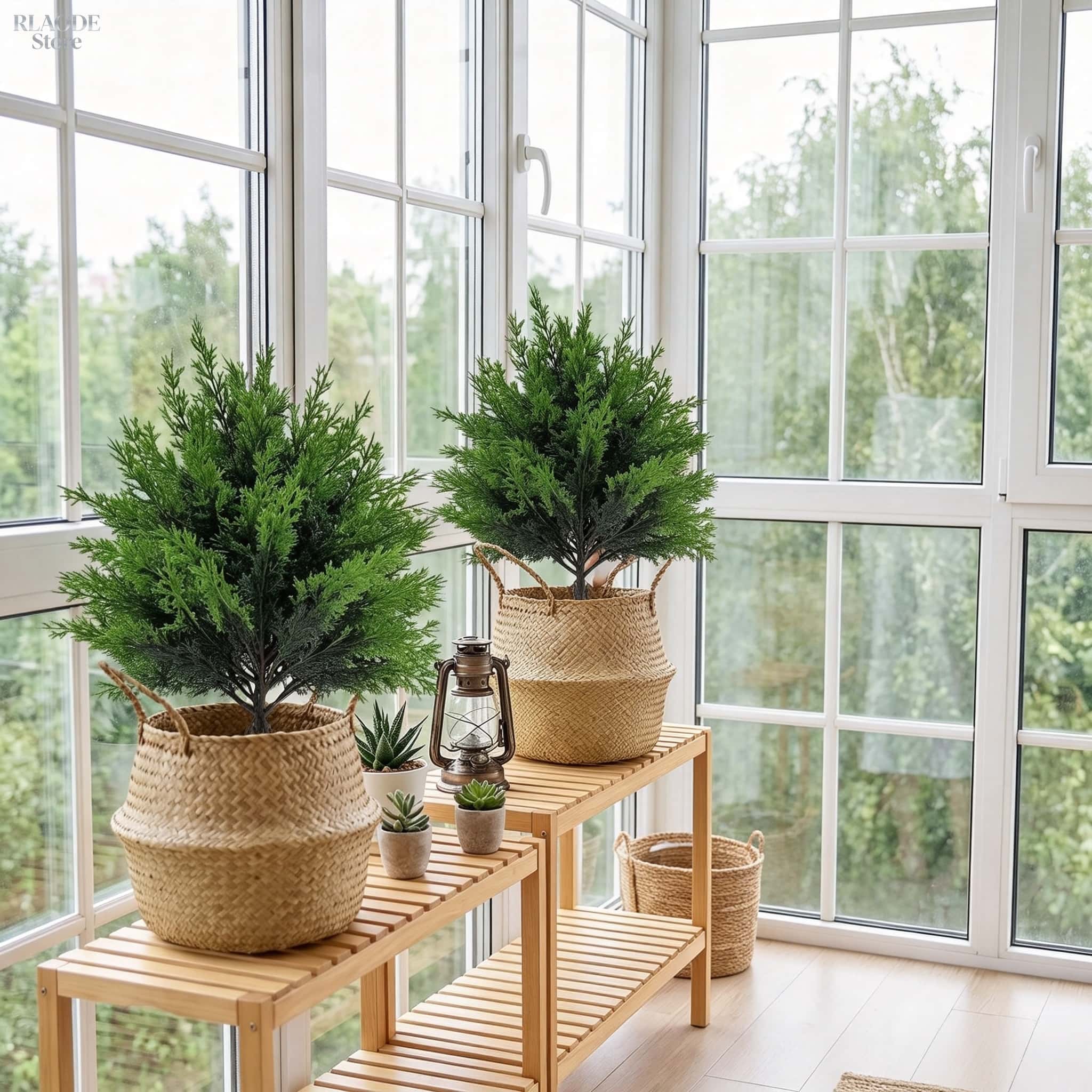 2 szt. Sztuczne rośliny zielon – Christmas Tree Artificial recenzja i cena