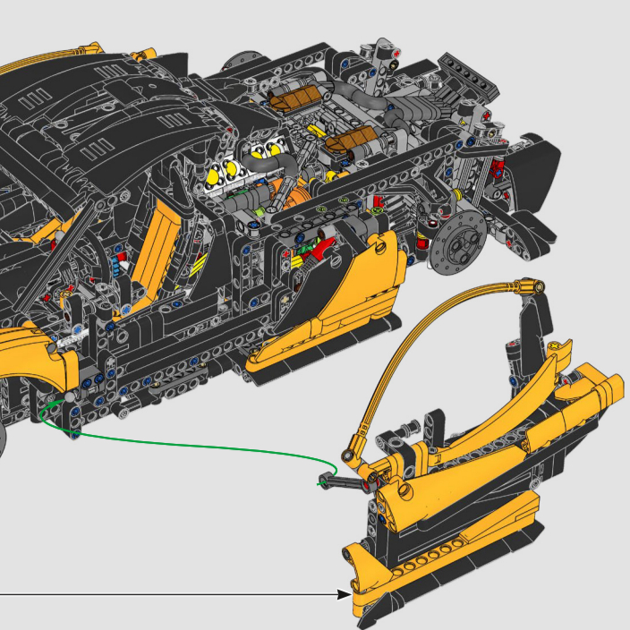 Żółty Zmontowany Samochód Spor – Lego Set Technic recenzja i cena
