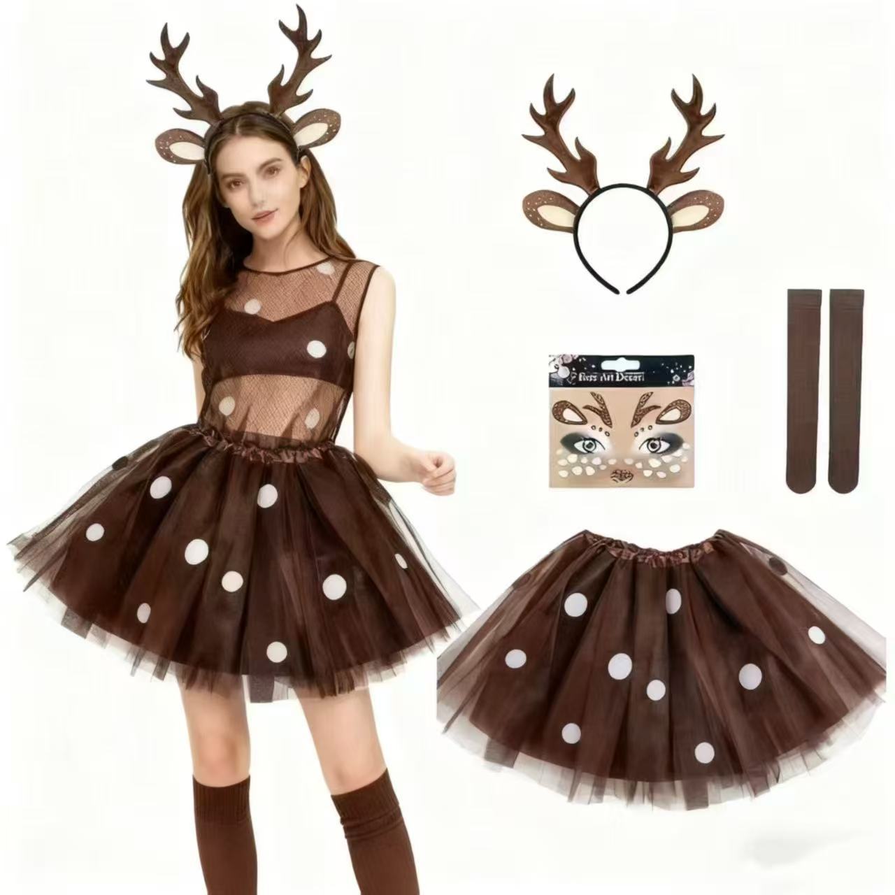 Zestaw Kostiumu Renifera Opask – Reindeer Antlers Headband recenzja i cena